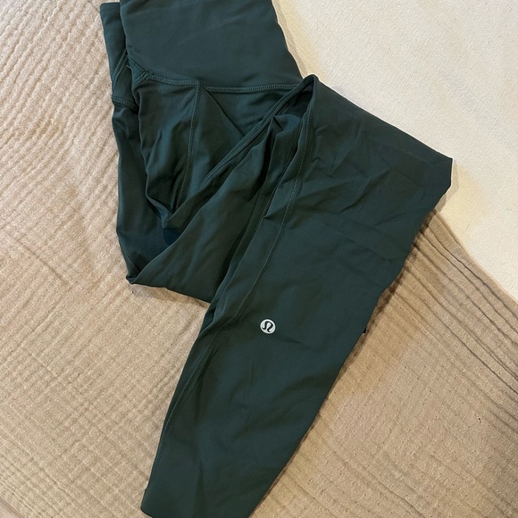 Lululemon Dark Green Leggings - Picture 1 of 2